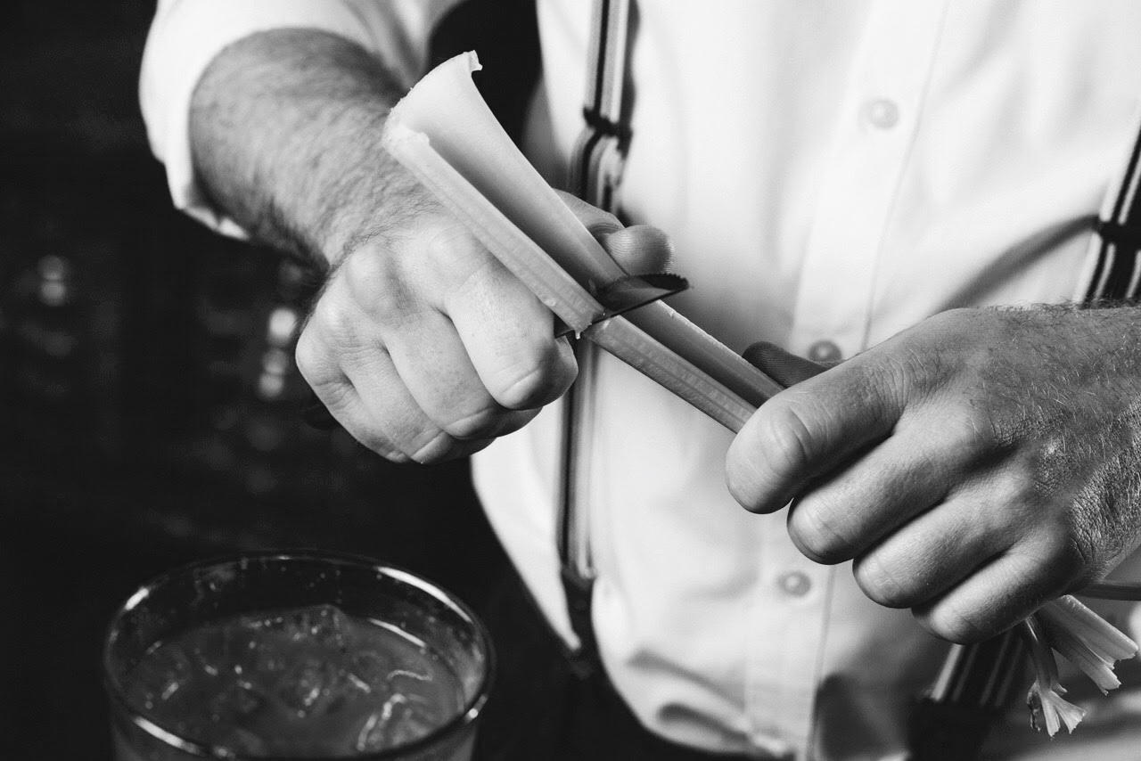 Bartender trabajando