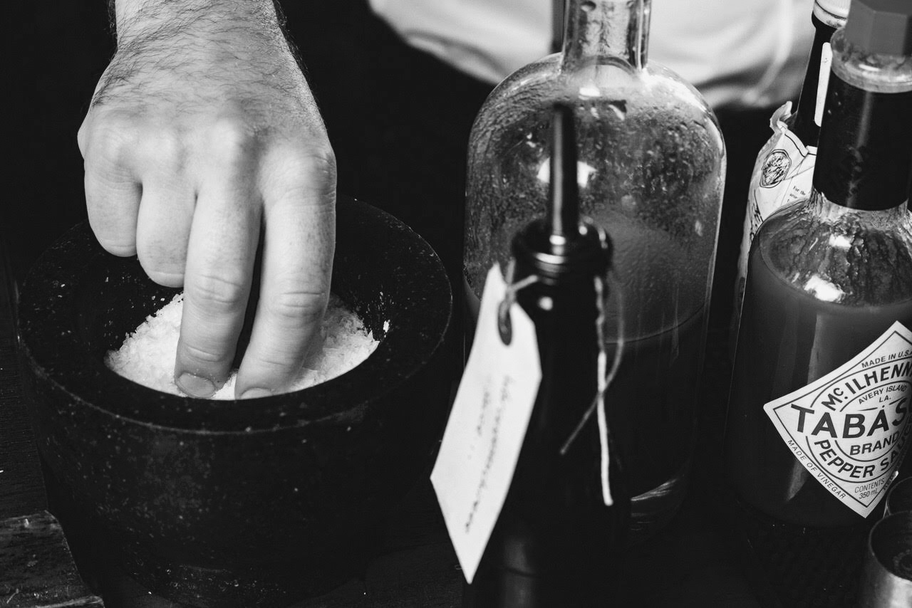 Bartender trabajando